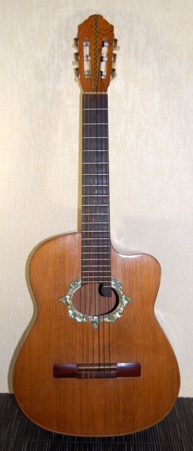 80S   Bell Acoustic  vintage Western france B Cutaway PODUNAVAC guitars 1970's Luthier BOZO
